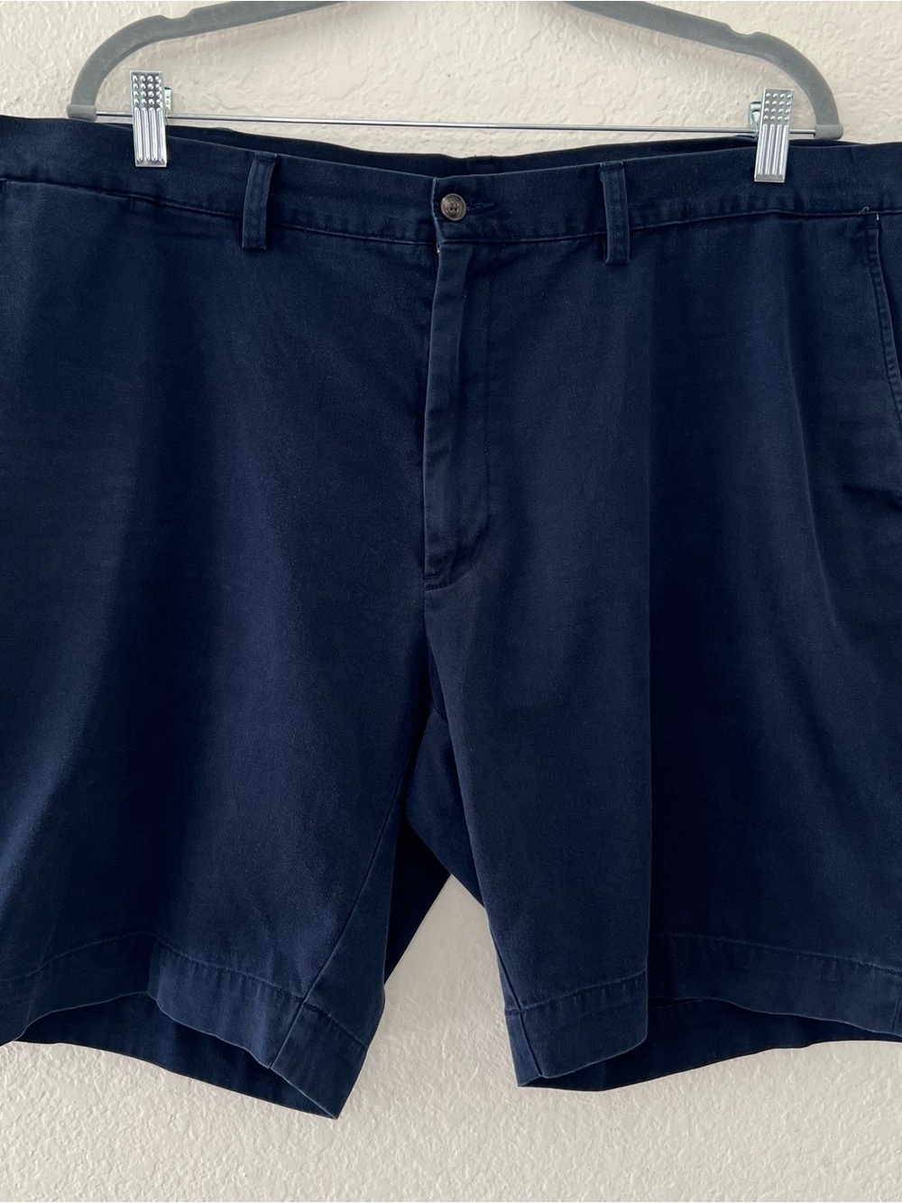 Polo‎ Ralph Lauren Navy Blue Cotton Shorts Men’s Size 42 Classic Fit - 9” Inseam